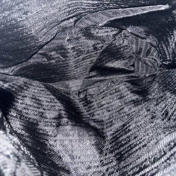 Vintage PRADA Tessuto Large Nylon Vela Backpack Black - Picture 7 of 8